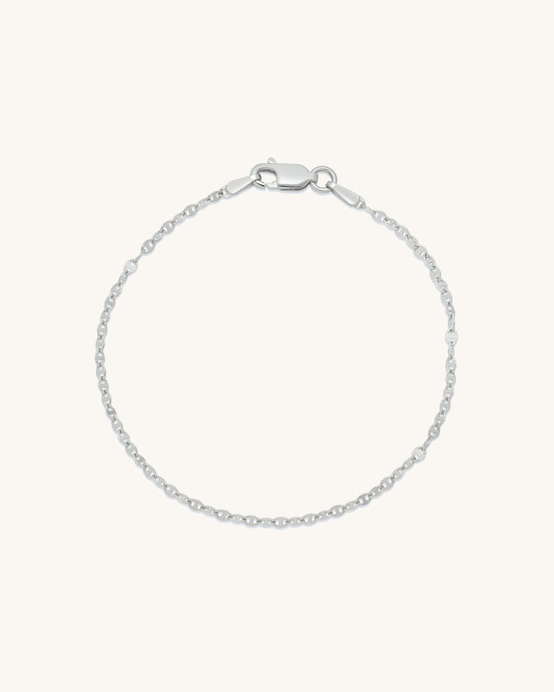 Lincoln Chain Bracelet Silver