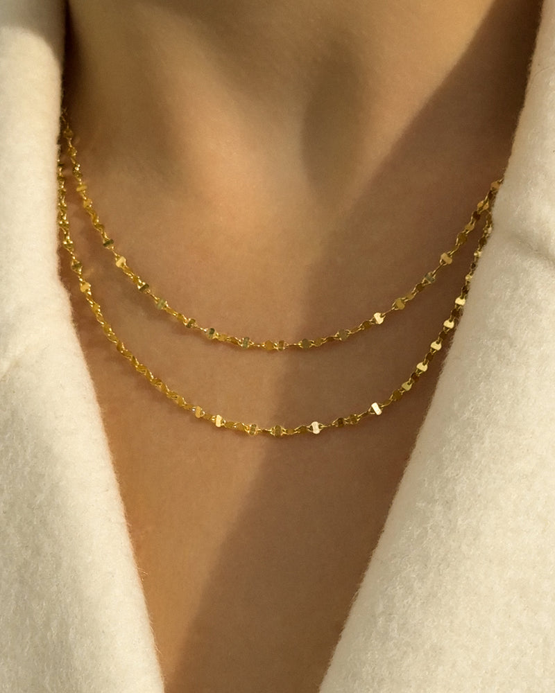 Lincoln Chain Necklace Gold