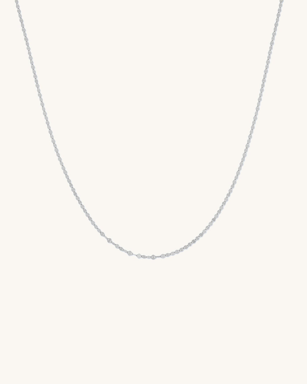 Lincoln Chain Necklace Silver