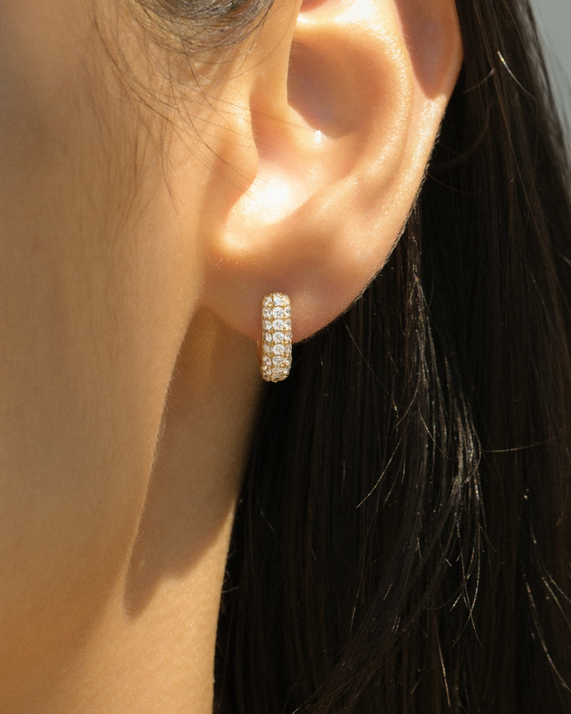 Perfect Pavé Hoops