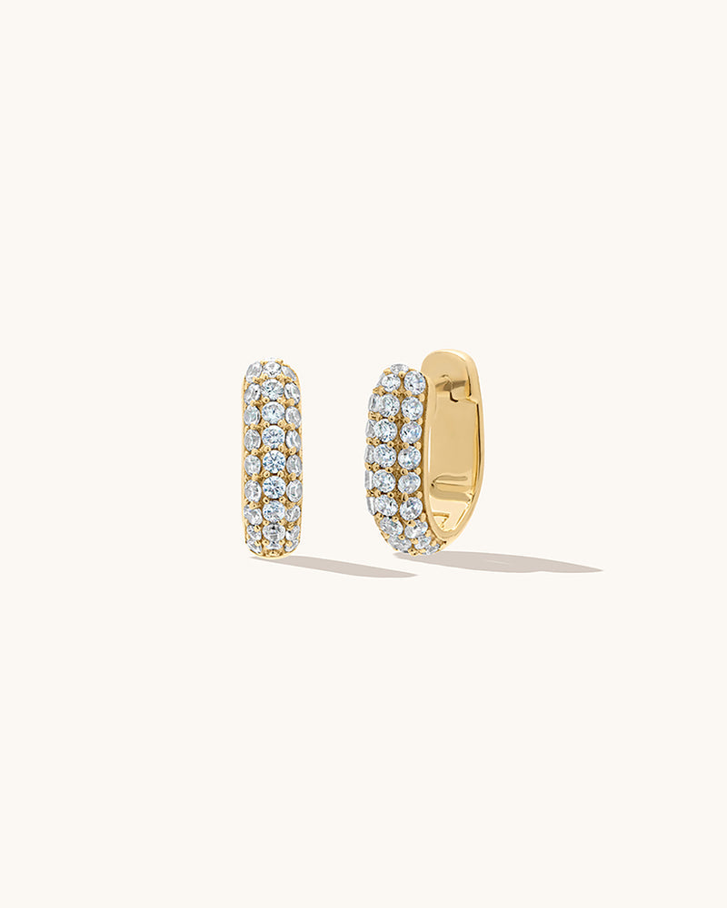 Perfect Pavé Hoops