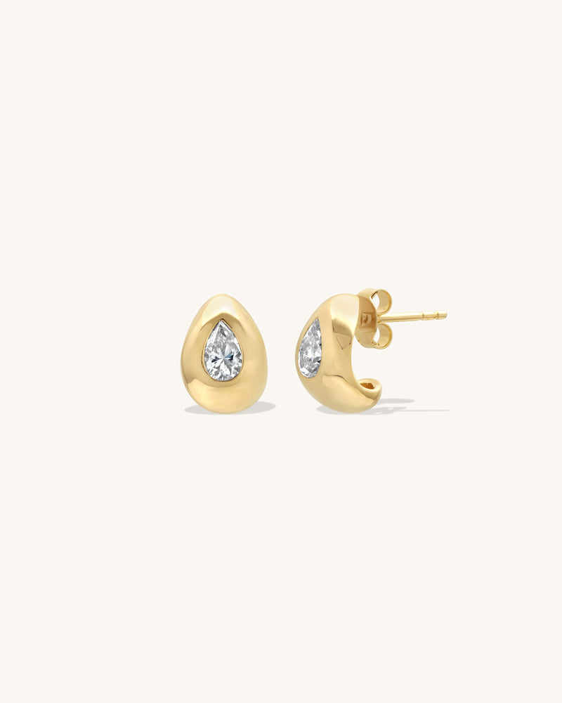 Perfect Puff Earrings Gold