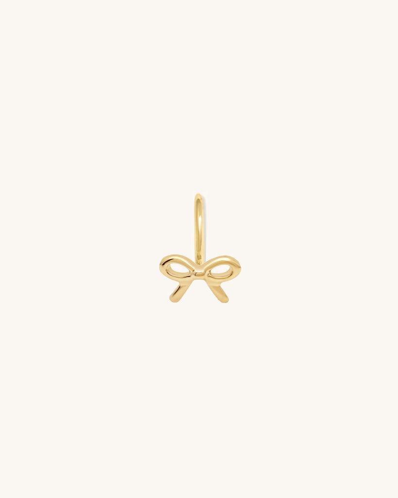 Petite Bow Pendant Gold