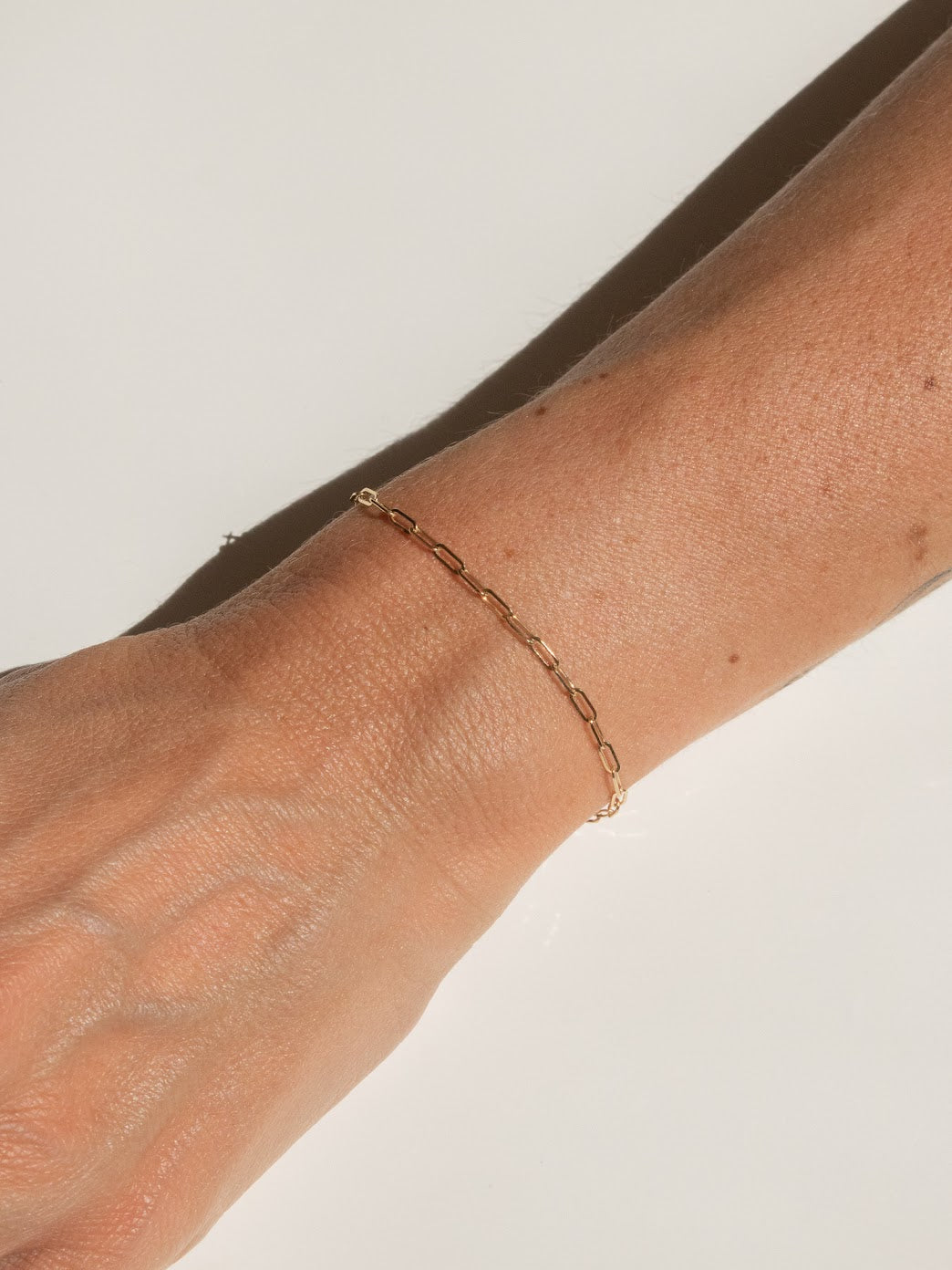 10K Paperclip Chain Bracelet/Anklet