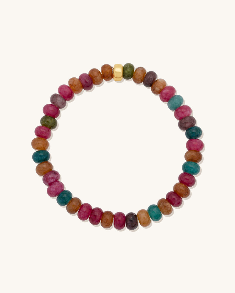Gemstone Bracelet Rainbow Jade