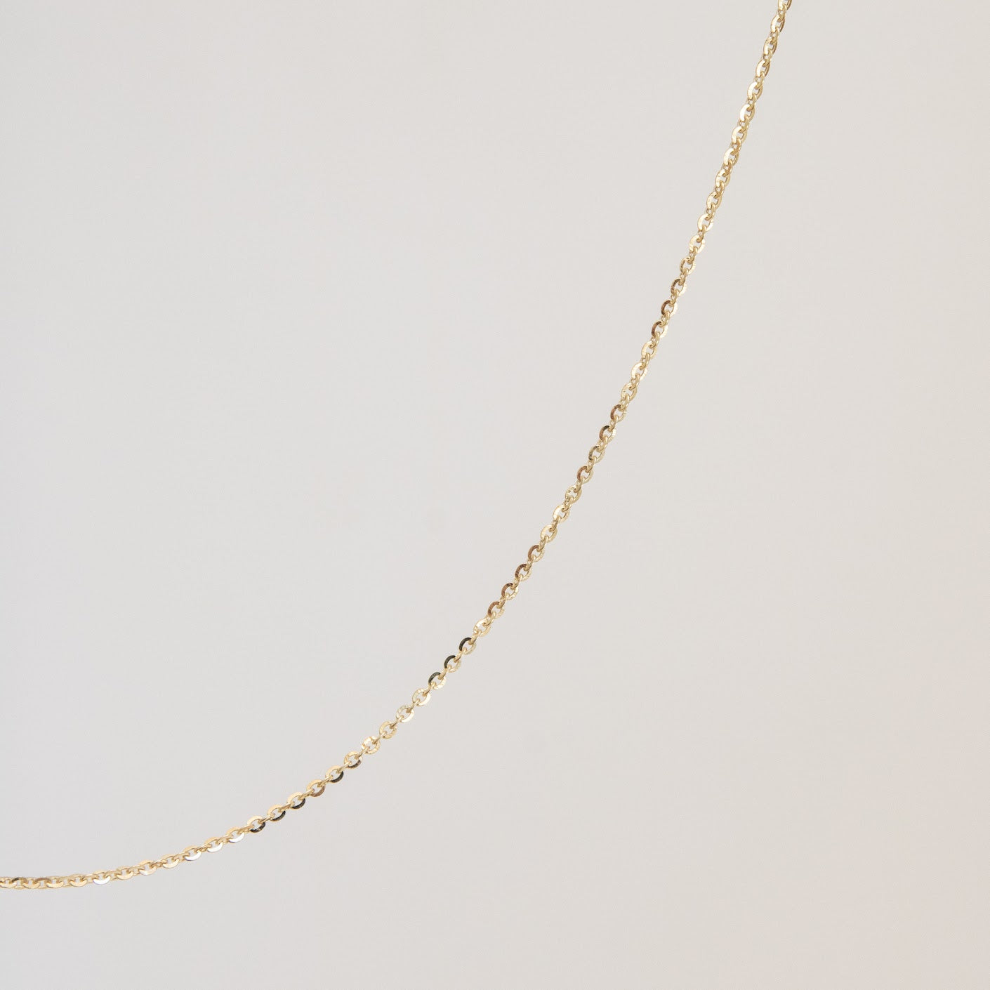 10K Custom Cut Rolo Chain Necklace