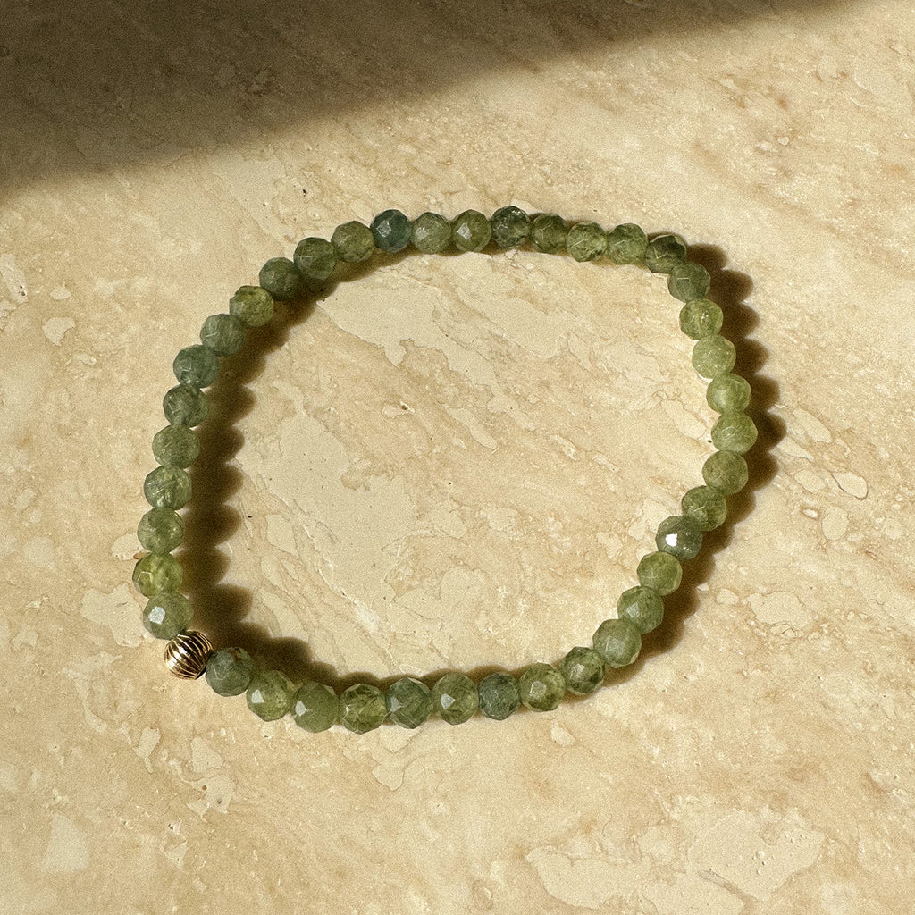 Social Mini Bracelet Green Apatite