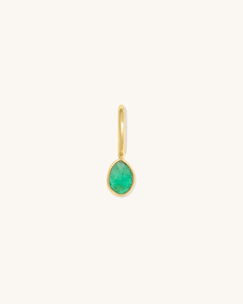 Sofia Slice Emerald Pendant