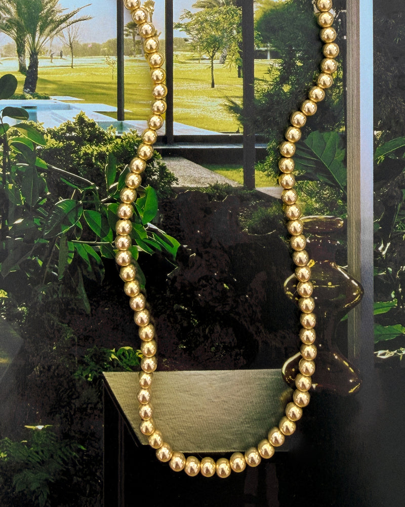 Spheres Necklace Gold