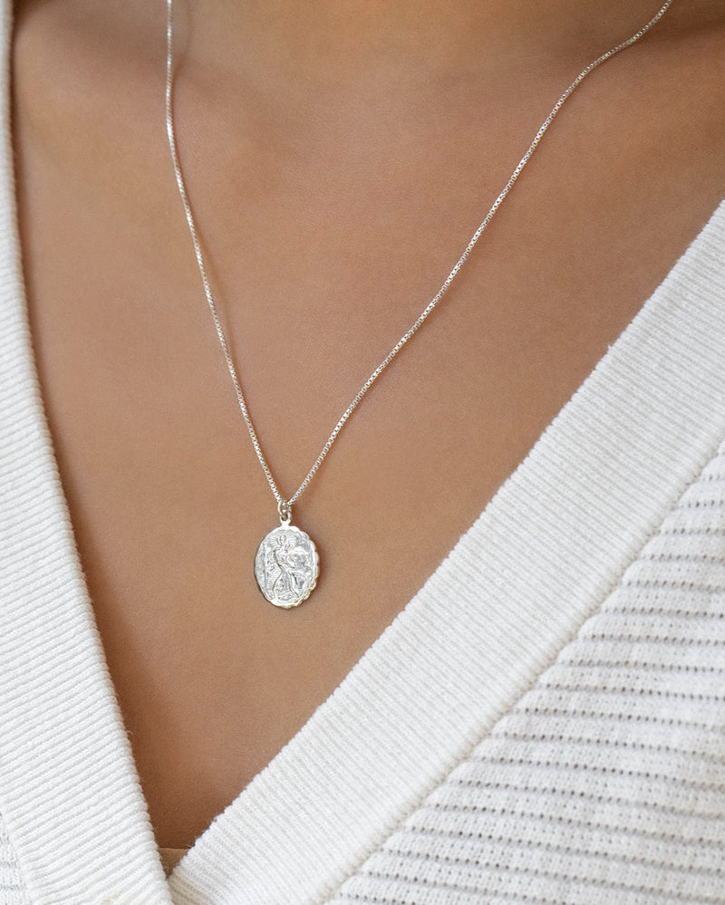 St. Christopher Pendant Silver