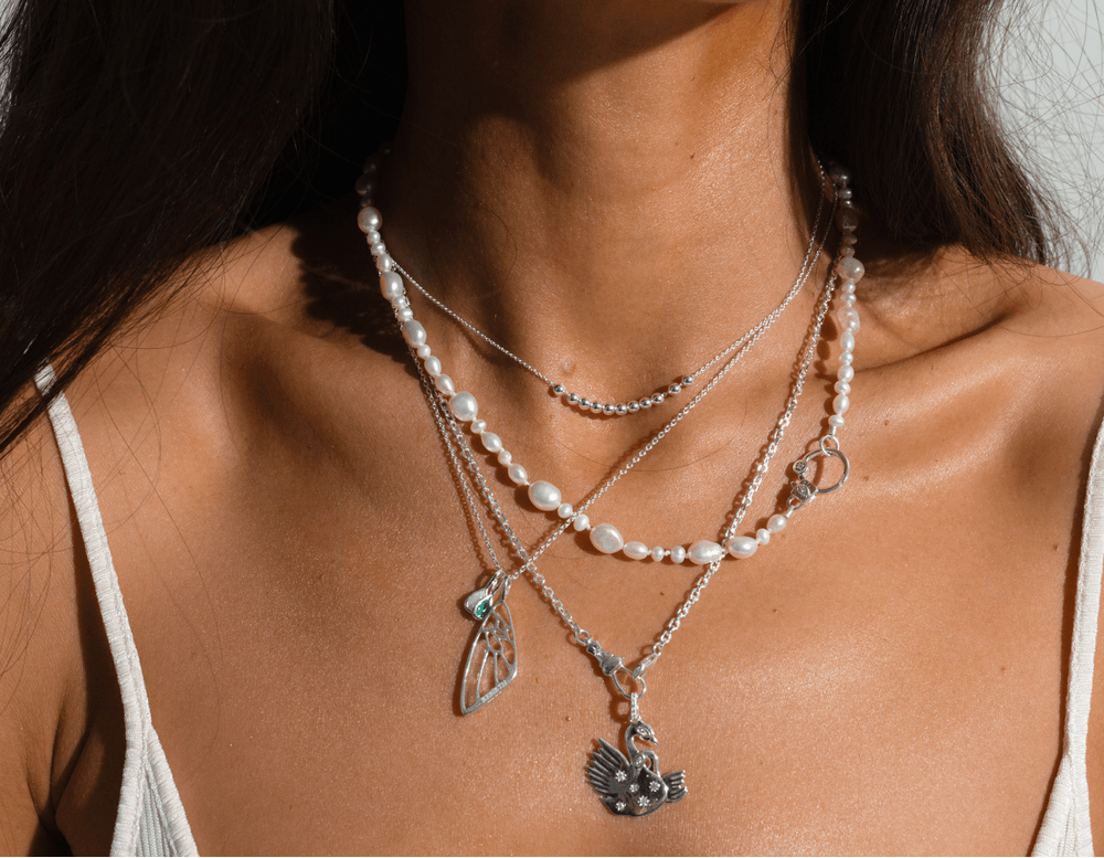 Swan Mama Charm
