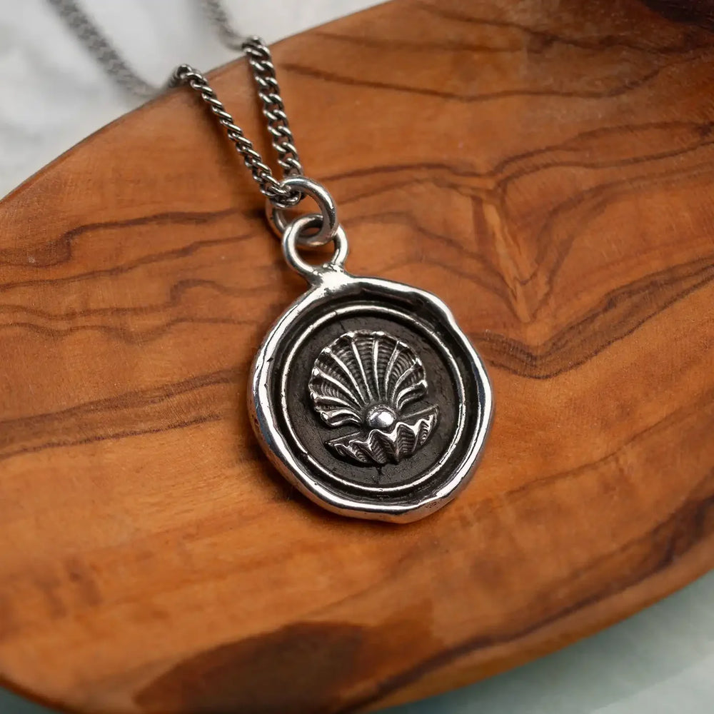 The World is Your Oyster Talisman Necklace