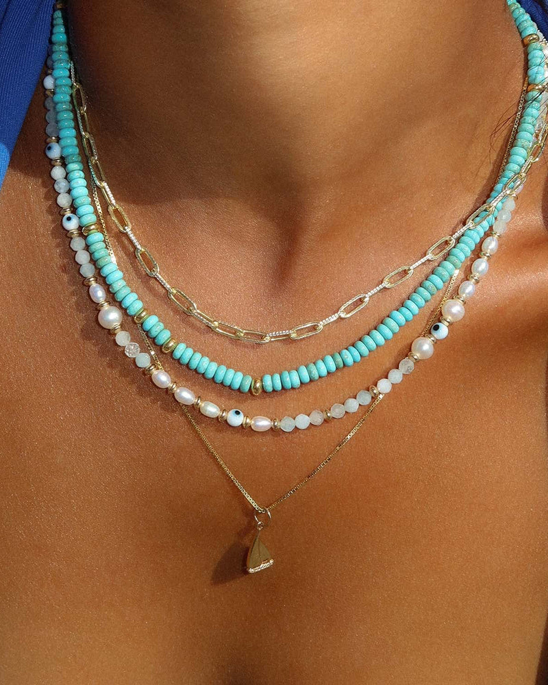 Turquoise Gemstone Necklace