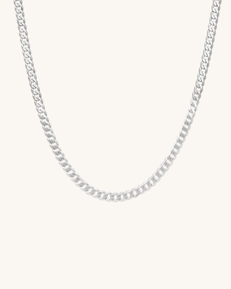 Cubano Bold Necklace Silver