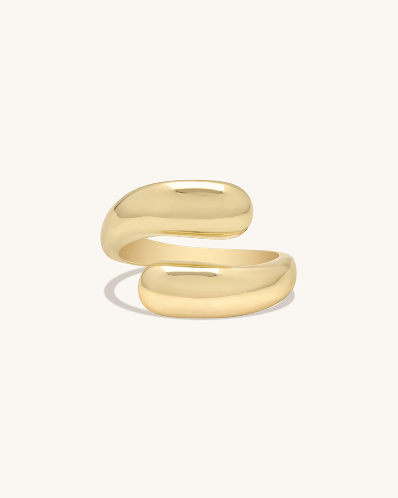Uptown Wrap Ring Gold