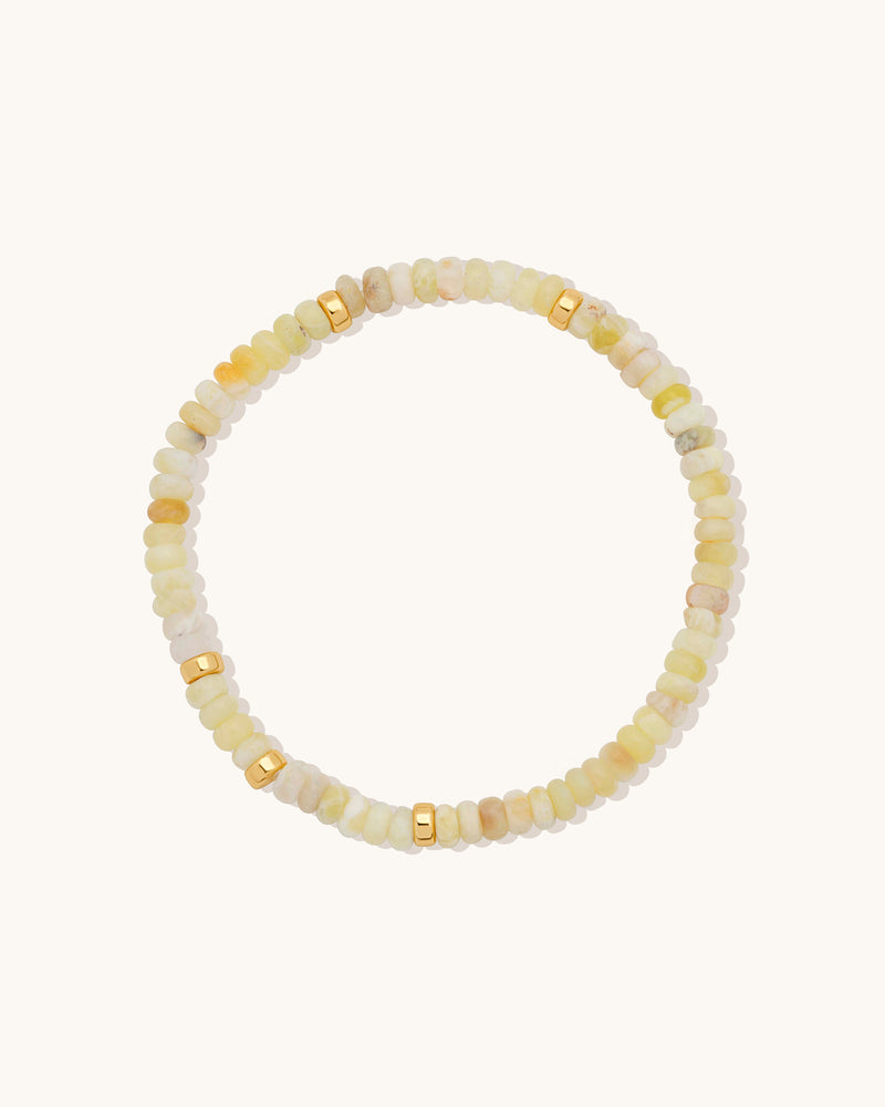 Gemstone Bracelet Yellow Opal
