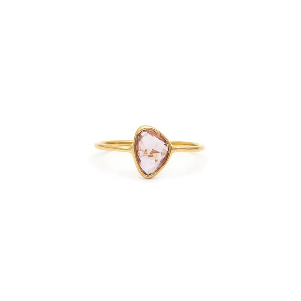 10K Rosecut Ring Pink Sapphire
