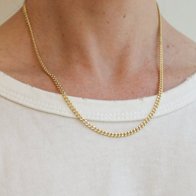 Heavy Curb Chain Necklace
