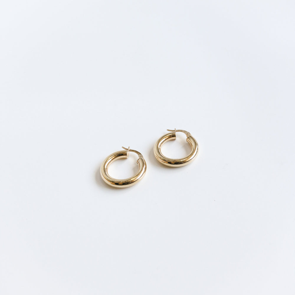 10K Medium Paloma Hoops