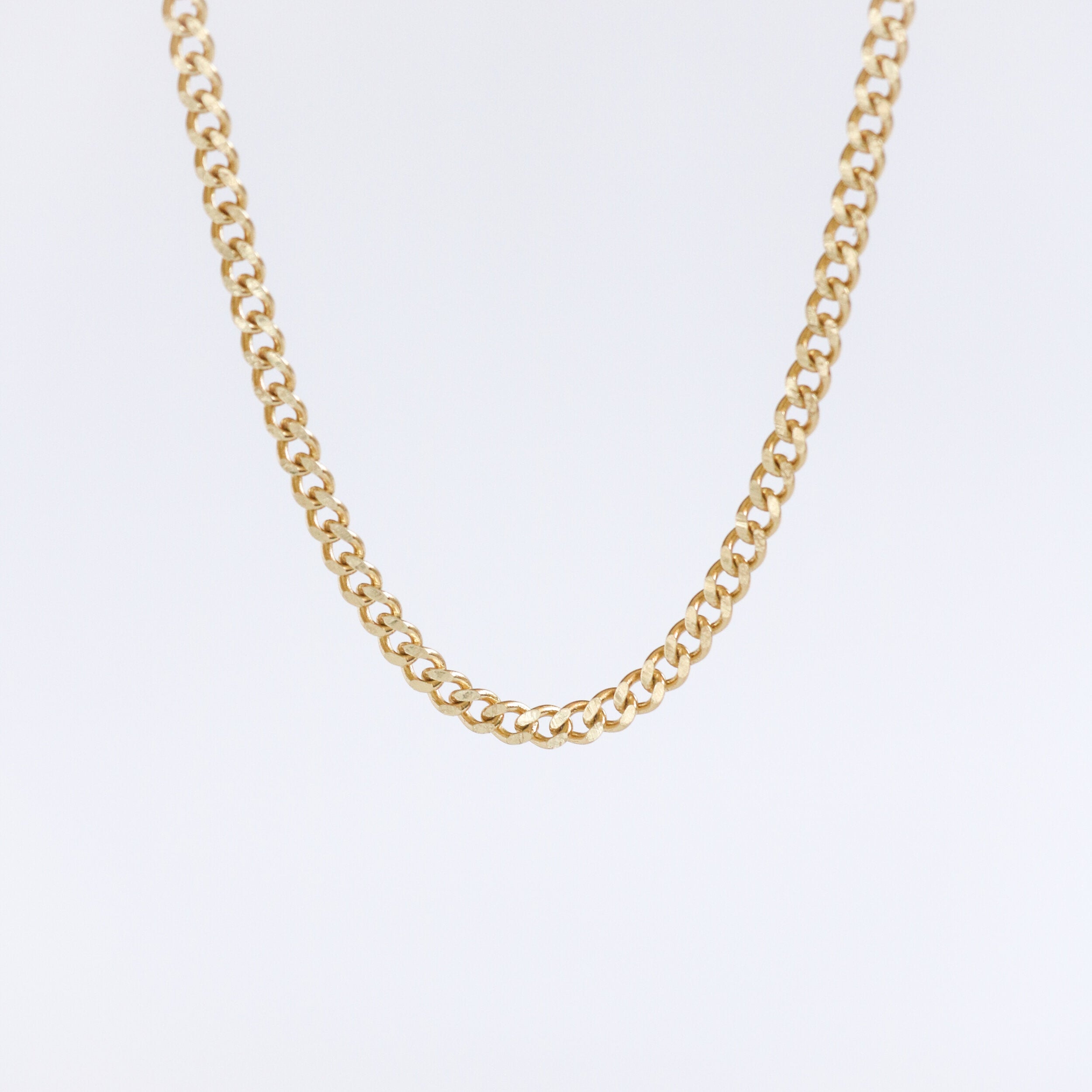 Heavy Curb Chain Necklace