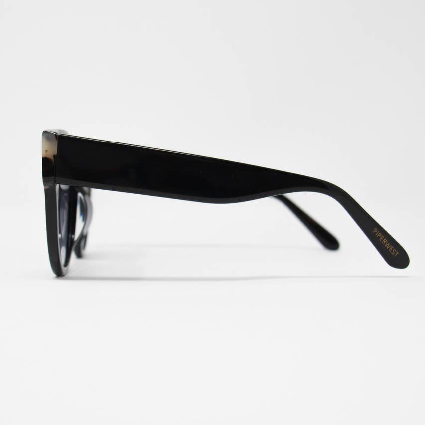 Torino Sunglasses Two-Toned Black