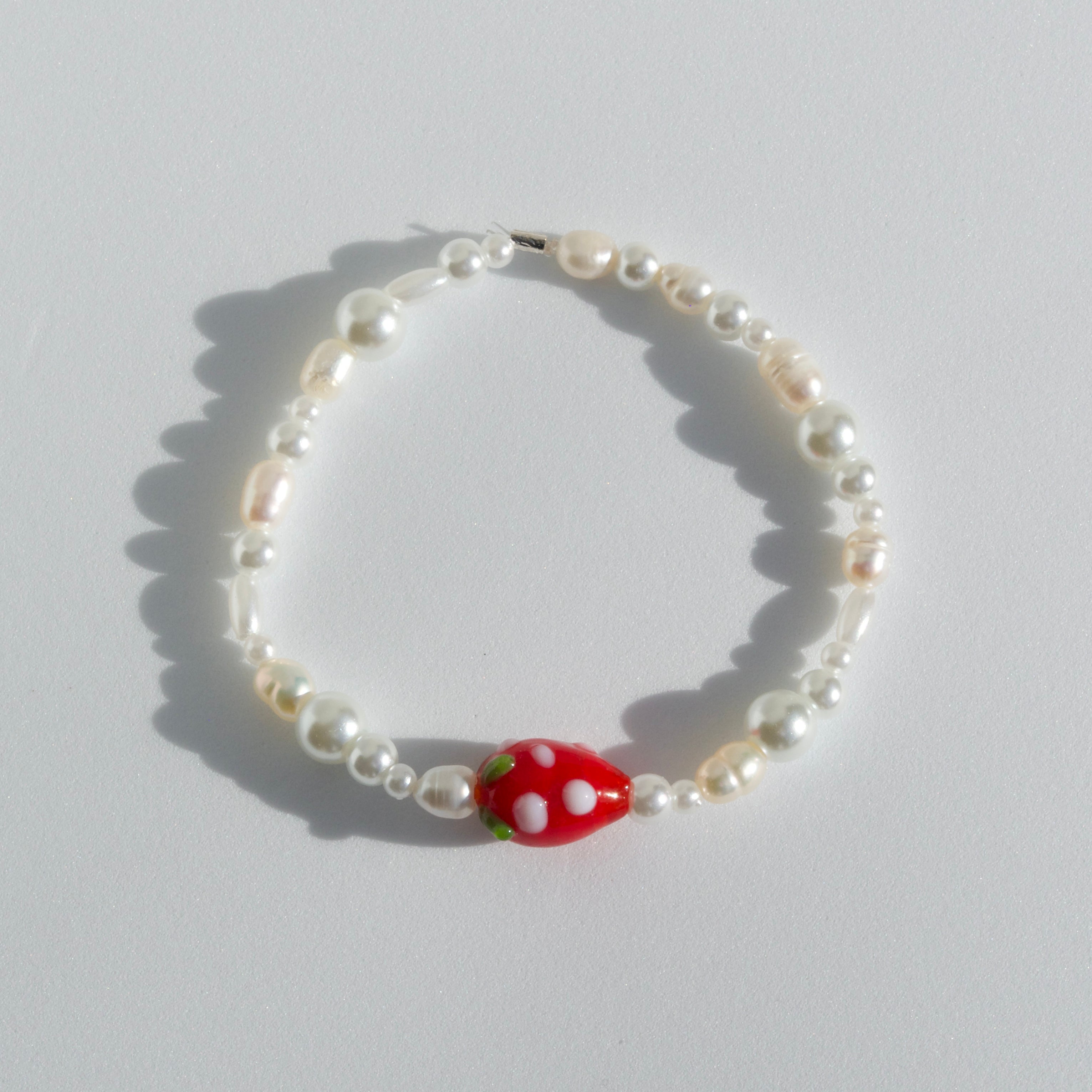 Strawberry Pearl Bracelet