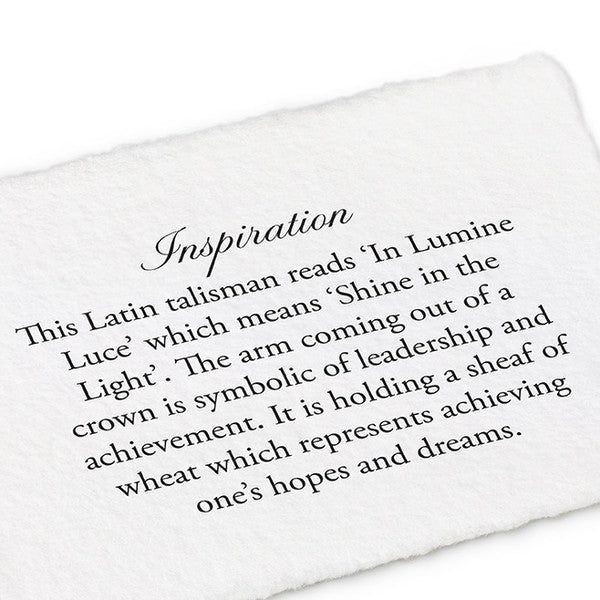 Inspiration Talisman Meaning Card