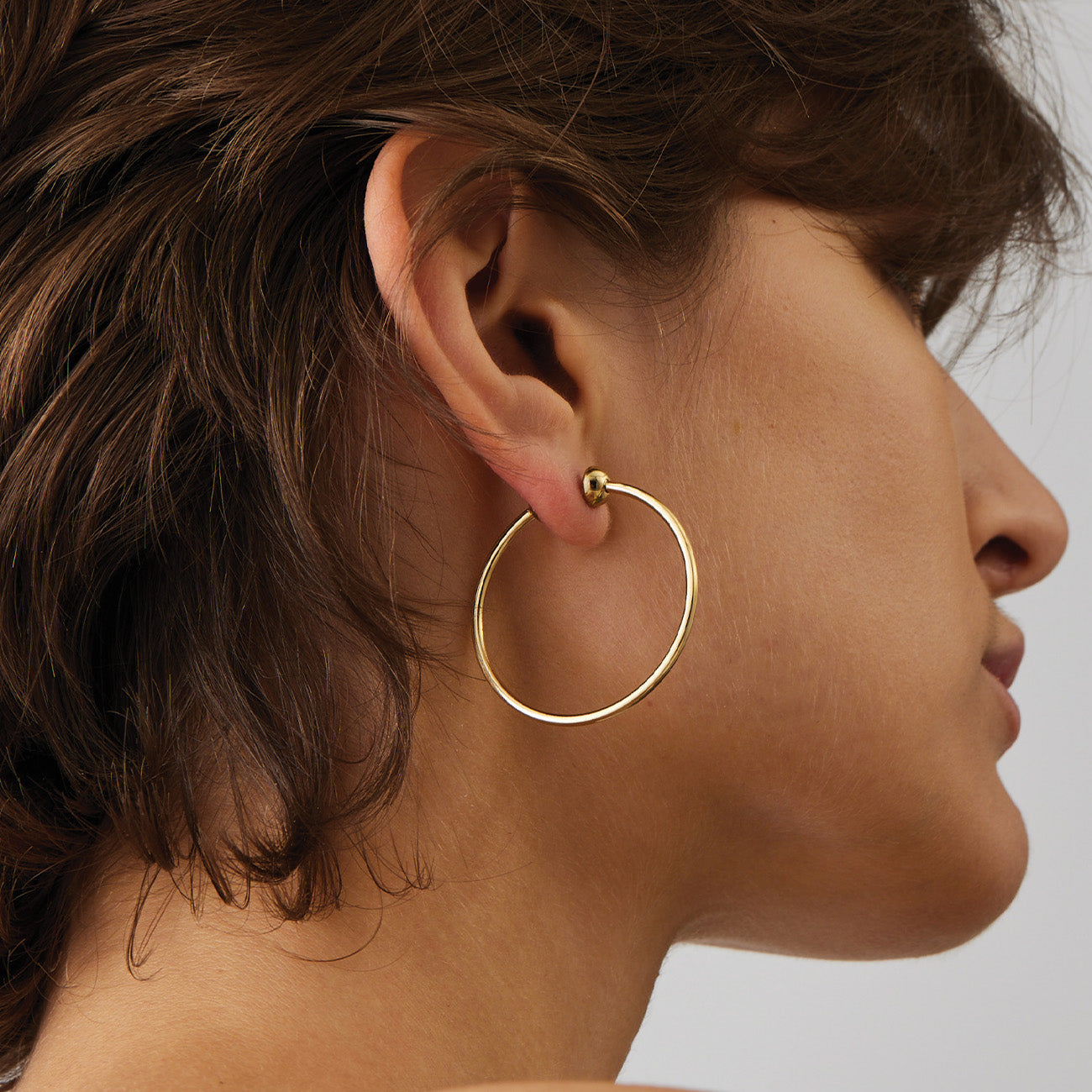 Icon Hoops Small Gold