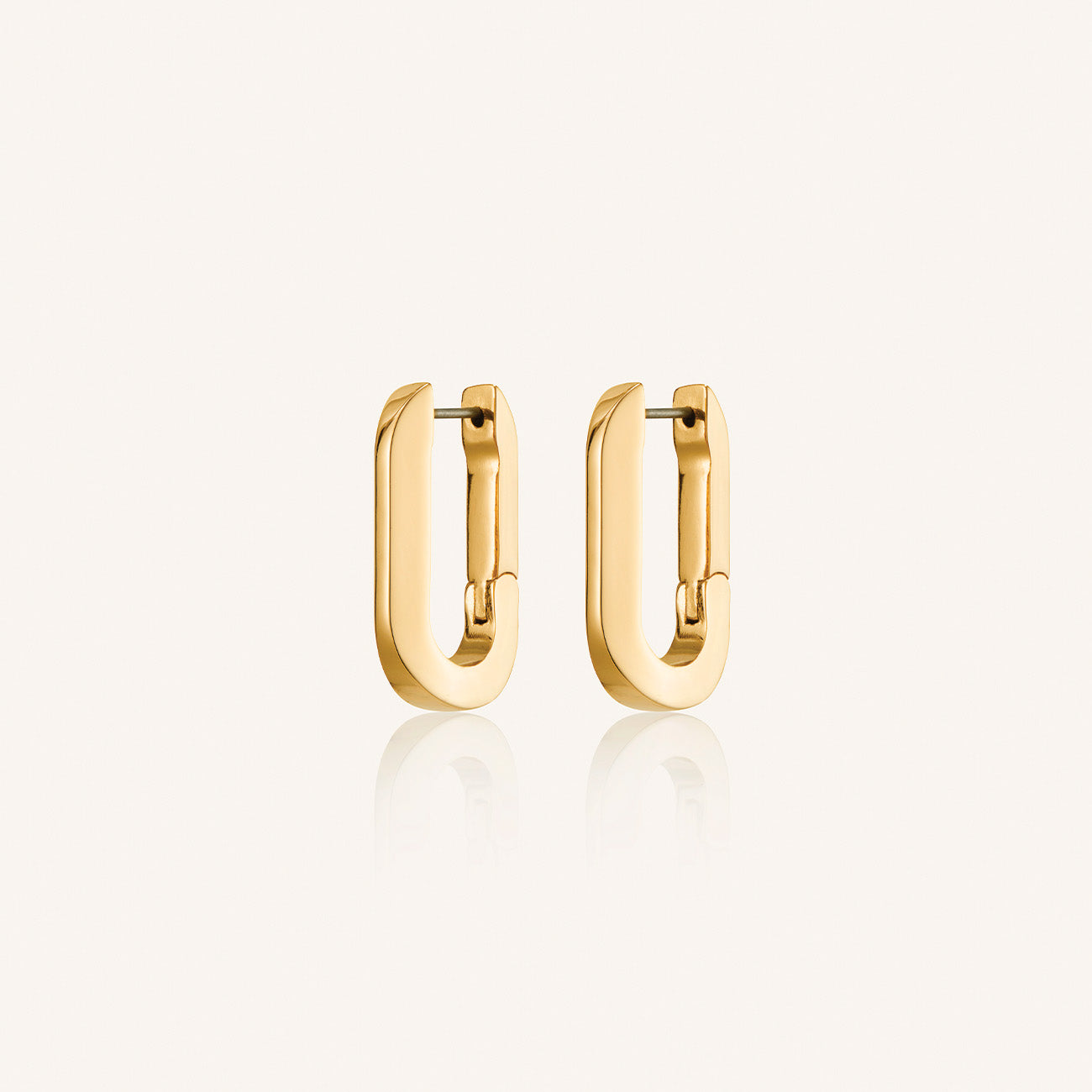 U-Link Earrings Gold