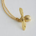 Baby Bee Necklace Gold