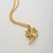Baby Clover Necklace Gold