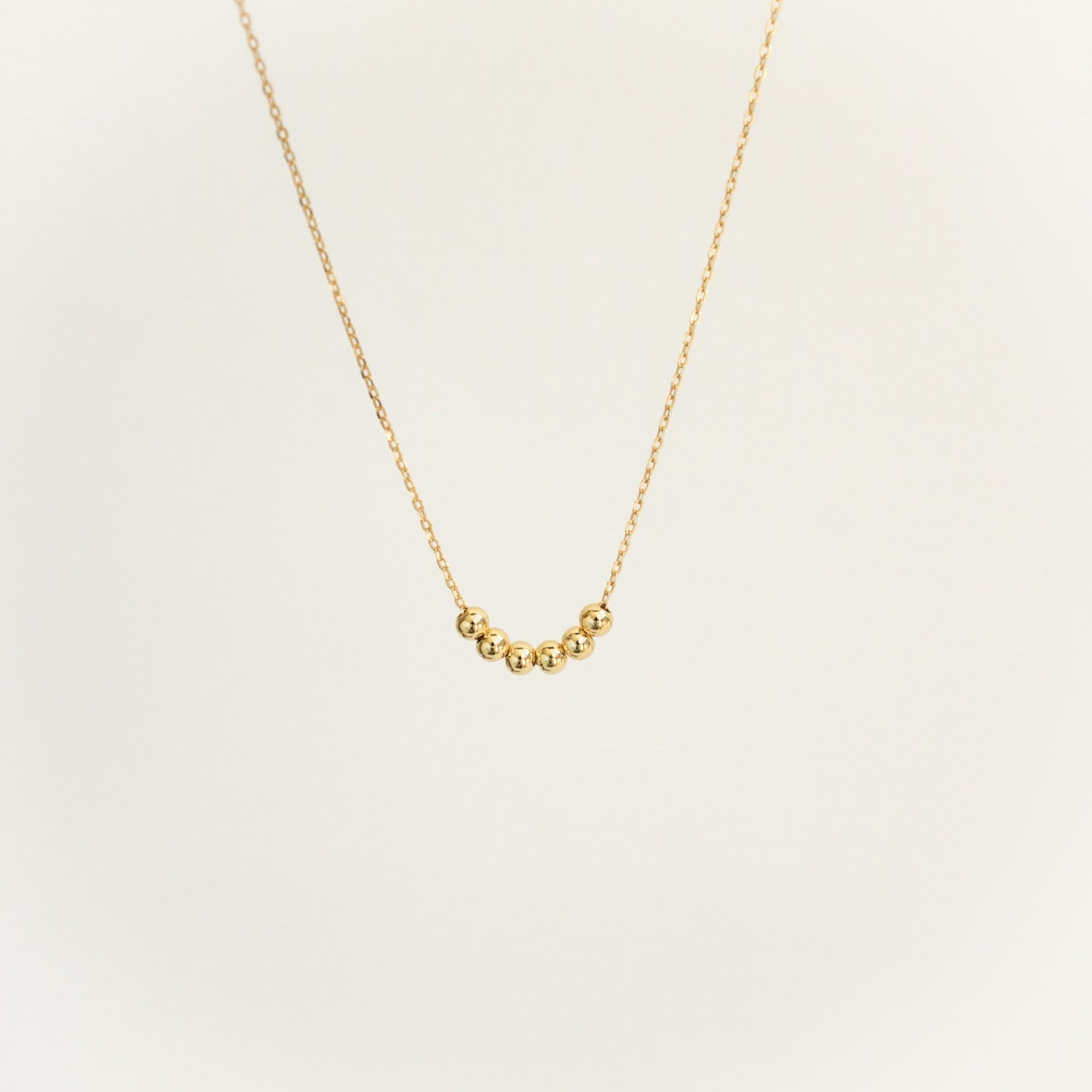 Demi Bubble Necklace Gold