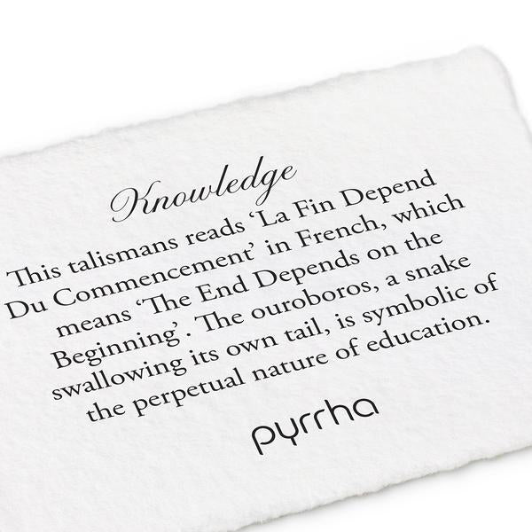 Knowledge Talisman Meaning Card