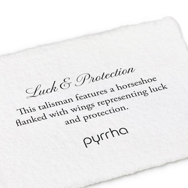 Luck and Protection Talisman Meaning Card