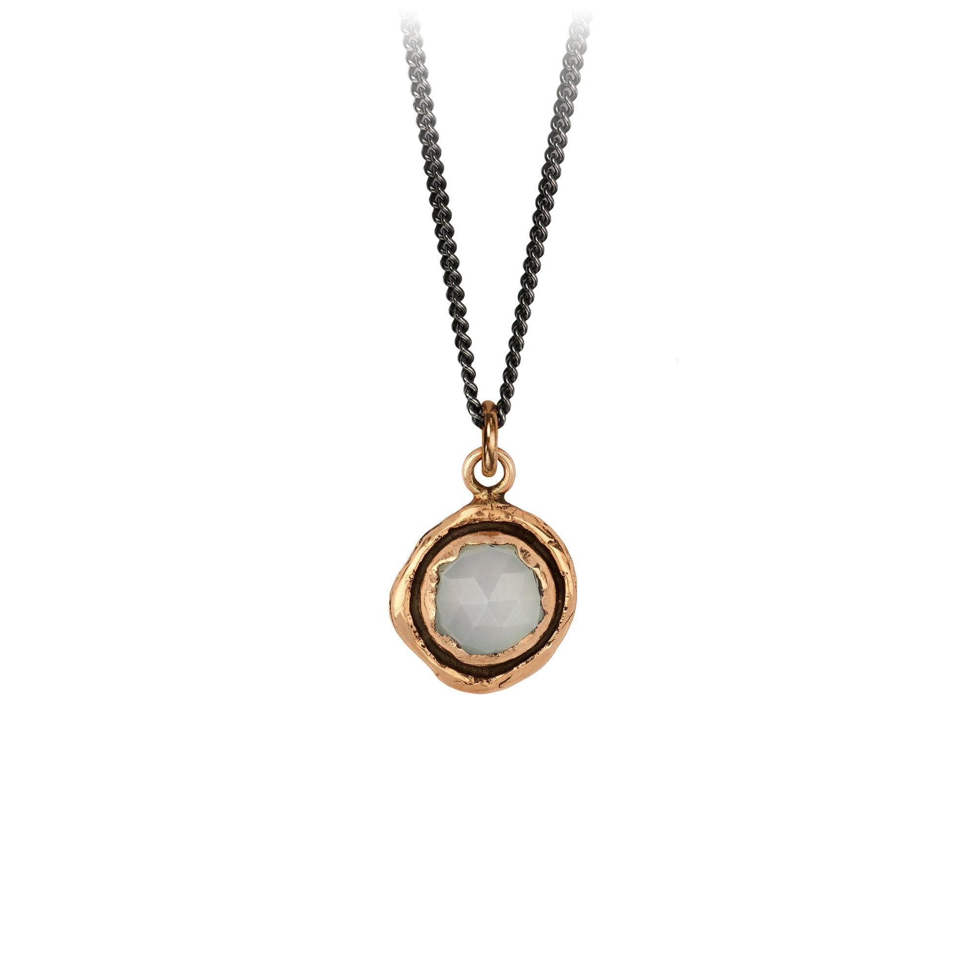 Faceted Stone Talisman Necklace