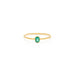 Petite Oval Ring Emerald
