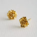 Rosa Damasca Stud Earrings Gold