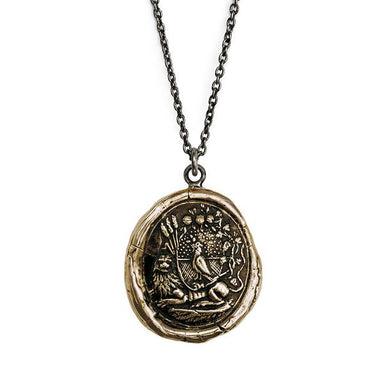 Self Assurance Talisman Necklace Bronze