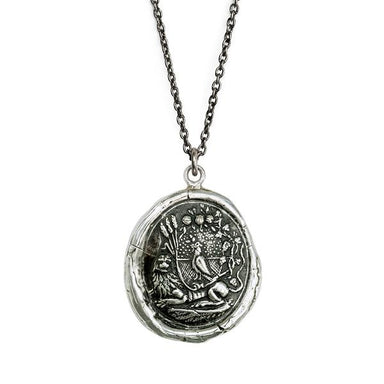 Self Assurance Talisman Necklace Silver