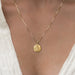 St Christopher Necklace Gold