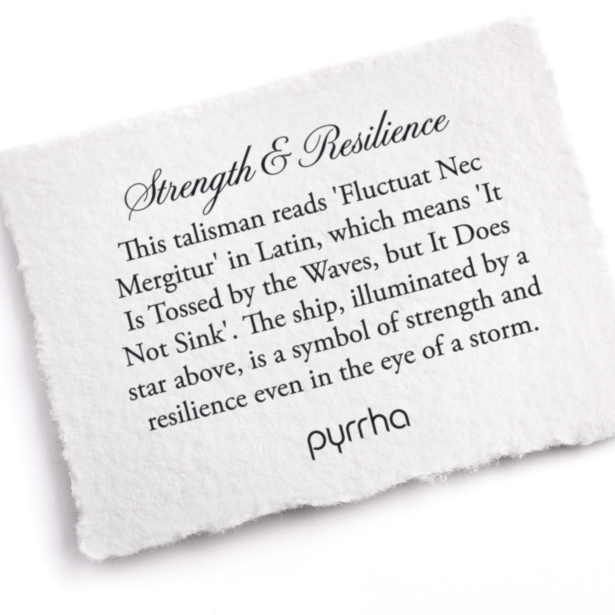 Strength and Resilience Talisman Meaning Card