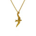 Flying Swallow Necklace Gold