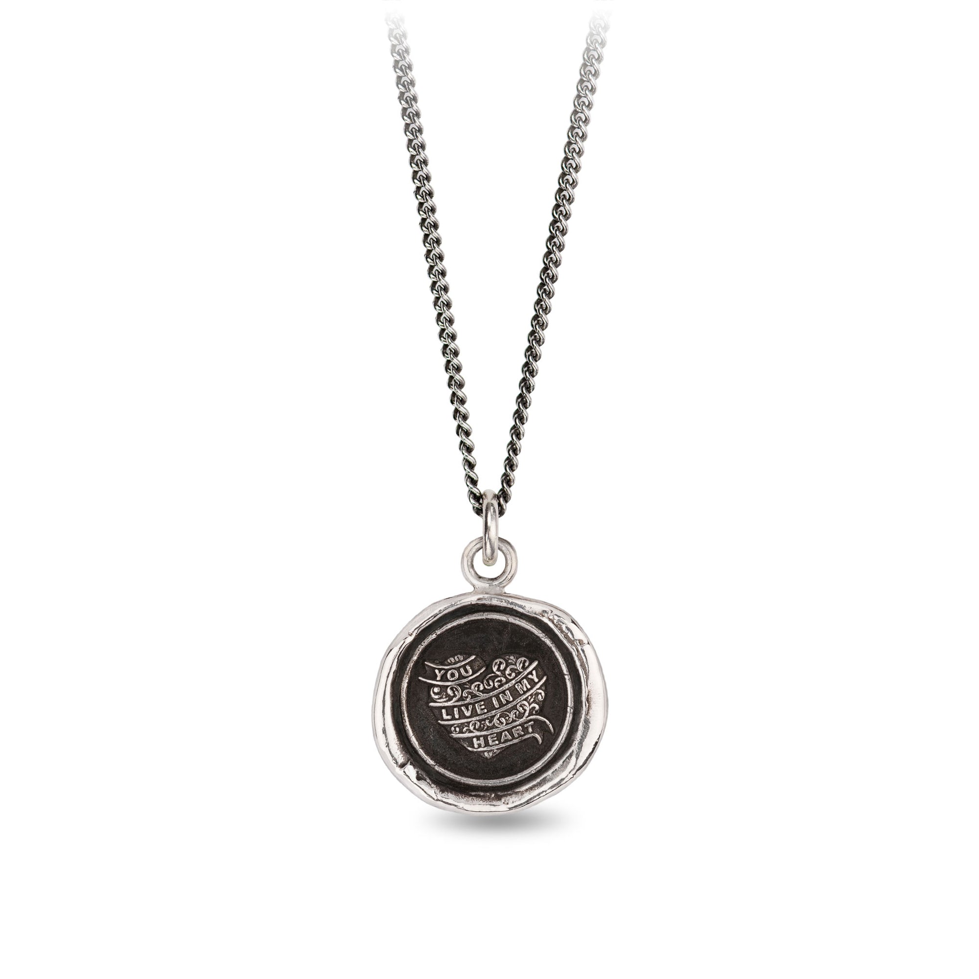 You Live in My Heart Talisman Necklace